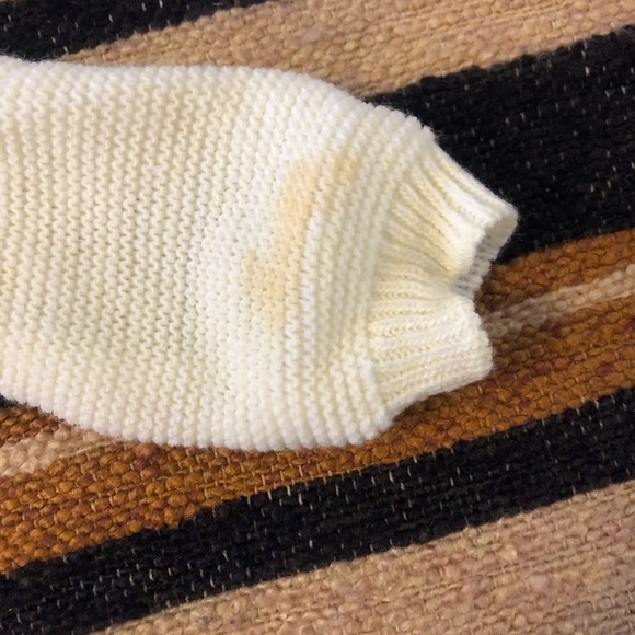 Vintage Baby Knit Clothes Sweater Set Hoodie Bonnet - Picture 5 of 8